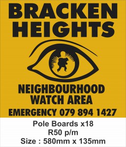 Pole Signs x18